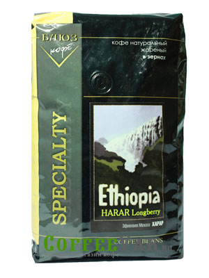 Кофе Ethiopia Harar в зернах 1 кг