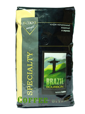 Кофе Brazil Bourbon в зернах 1 кг