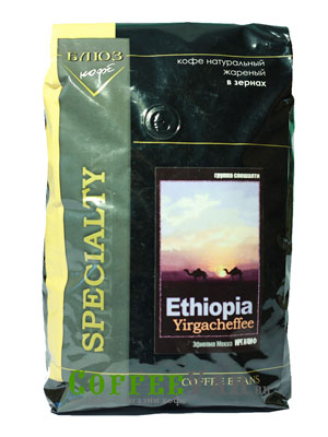 Кофе Ethiopia Yirgacheffee в зернах 1 кг