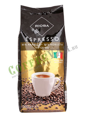 Кофе Rioba в зернах Espresso (Gold) 1кг
