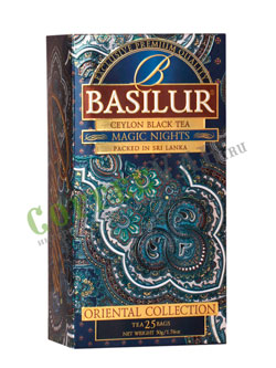 Чай Basilur Восточная Волшебные ночи (25 пакетиков по 2 гр)