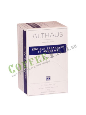 Чай Althaus English Breakfast St. Andrews черный 20х1,75 гр
