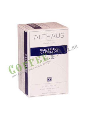 Чай Althaus Darjeeling Castelton черный 20х1,75 гр пакет