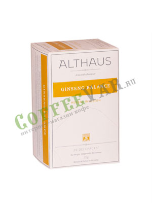 Чай Althaus Ginseng Balanсе/Джинсенг Баланс для чашек 20х1,7гр