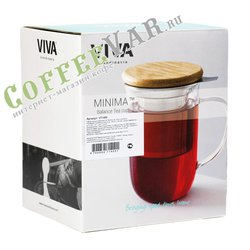 VIVA Minima Чайная кружка с ситечком 0,5 л (V71400) Прозрачный