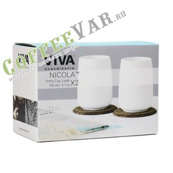 VIVA Nicola Чайный стакан (комлект 2шт) 0,17 л (V35702) Белый