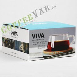 VIVA Classic Чайная чашка с блюдцем 0,25 л (V75800) Прозрачный