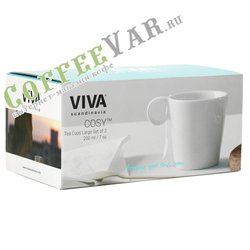 VIVA Cosy (Jaimi) Чайная кружка (комлект 2шт) 0, 2л (V80002) Белый