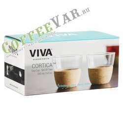 VIVA Cortica Чайный стакан (комлект 2шт) 0,2 л (V71200) Прозрачный