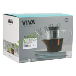 VIVA Infusion Чайник заварочный с ситечком 1 л (V27833) Серый