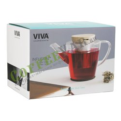 VIVA Infusion Чайник заварочный с ситечком 1 л (V74900) Прозрачный