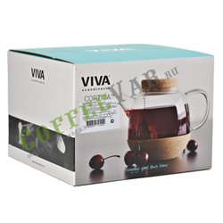 VIVA Cortica Чайник заварочный с ситечком 0.8 л (V71300) Прозрачный
